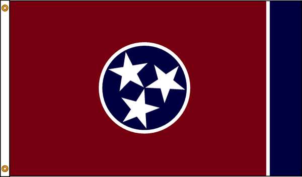 Nylglo Tennessee Flag, 4x6 Ft, Nylon 145170