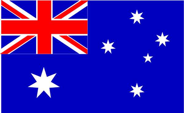 Nylglo Australia Flag, 3x5 Ft, Nylon 190396