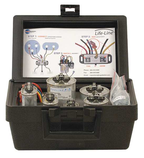 Pro-Line Capacitor Kit, Incl 6 Capacitors and Case LCKP-001