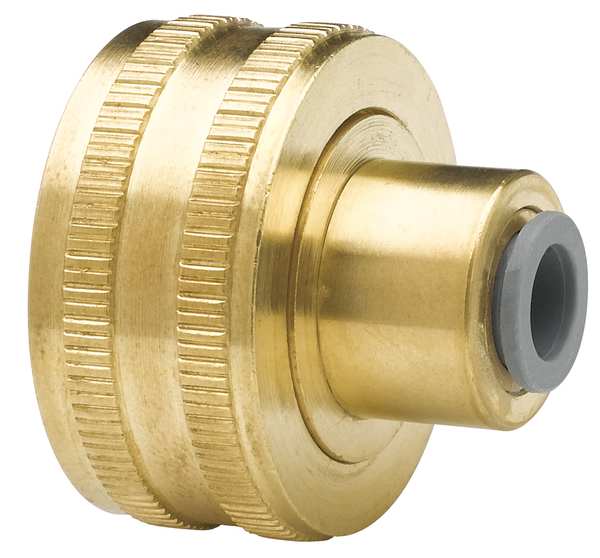 Parker Female Hose Bib, 3/8 In, Low-Lead Brass L66PLNGHSV-6-12