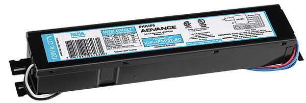 Advance PHILIPS ADVANCE 46 Watts, 2 Lamps, Electronic Ballast IOP-2PSP32-LW-N