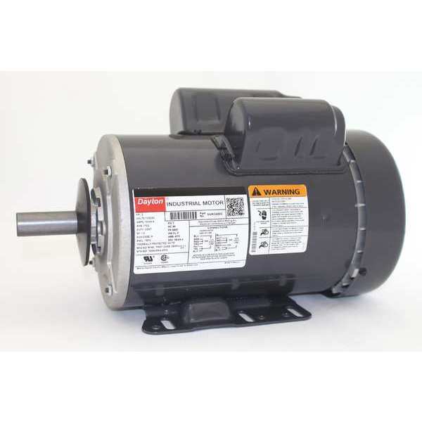 Dayton Capacitor-Start/Run General Purpose Motor, 2 HP, 115/230V AC Voltage, 56HZ Frame 5UKG6