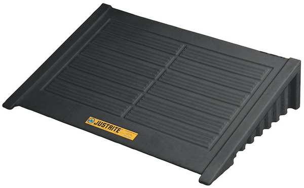 Justrite Spill Pallet Ramp, Black, 1000 lb. 28688