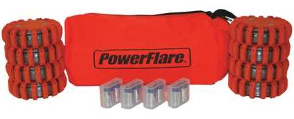 Powerflare LED Safety Flare, LED Color Red/Amber SP8O-RA-O