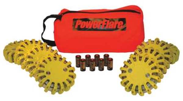 Powerflare LED Safety Flare, LED Color Red SP8O-R-Y