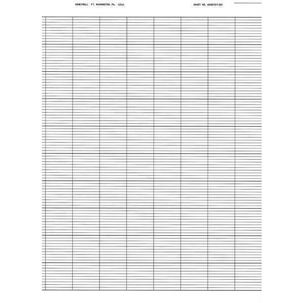Honeywell Strip Chart, Fanfold, Range None, 115 Ft BN  46182707-001