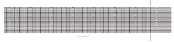 Graphic Controls Strip Chart, Fanfold, Range 0 to 10, 53 Ft YOK B956AAF