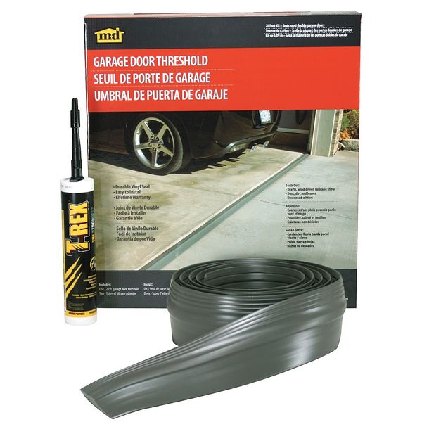 Zoro Select Garage Door Threshold Kit, Smooth/Fluted 29520215