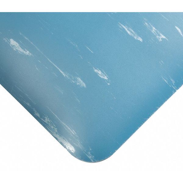 Wearwell 3 ft. L x PVC Surface With Recycled Urethane Sponge, 7/8" Thick 496