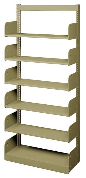 Estey Flat Shelf, Single Face, 6 Shelves WF71100