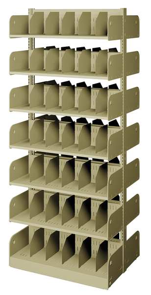 Estey Divider Shelf, Double, 14 Shelves, 24 In WBDF82120