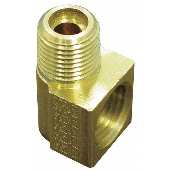 Weatherhead 1/4" x 3/8" Brass 90 Degree Elbow 402X6