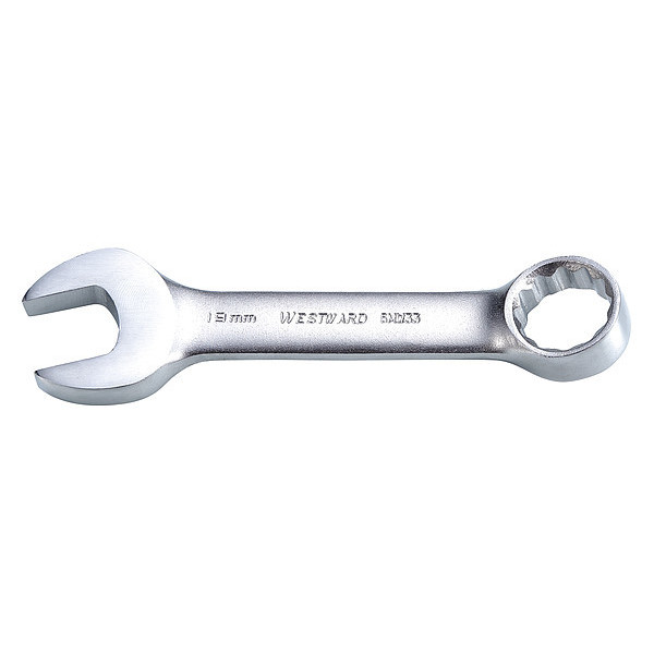 Westward Combination Wrench, Metric, 19mm Size 5MW33