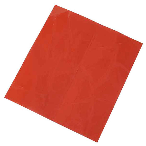 Brady Label, Red, 10 In. H, 9 In. W 30697