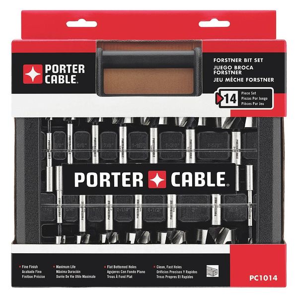 Porter-Cable 14-piece Forstner Bit Set PC1014