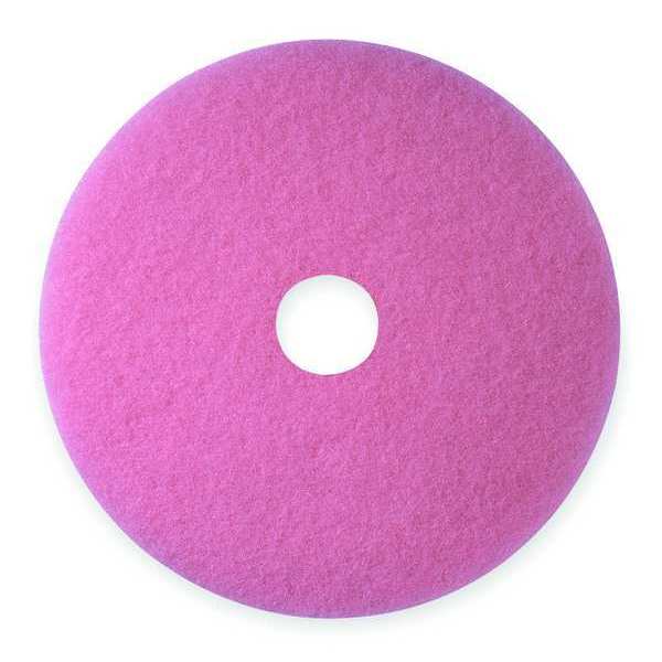 3M Burnishing Pad, 17 In, Pink, PK5 3600