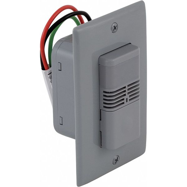 Square D Occupancy Sensor, PIR, 300/1000 sq ft, Gray SLSDWS1277UG