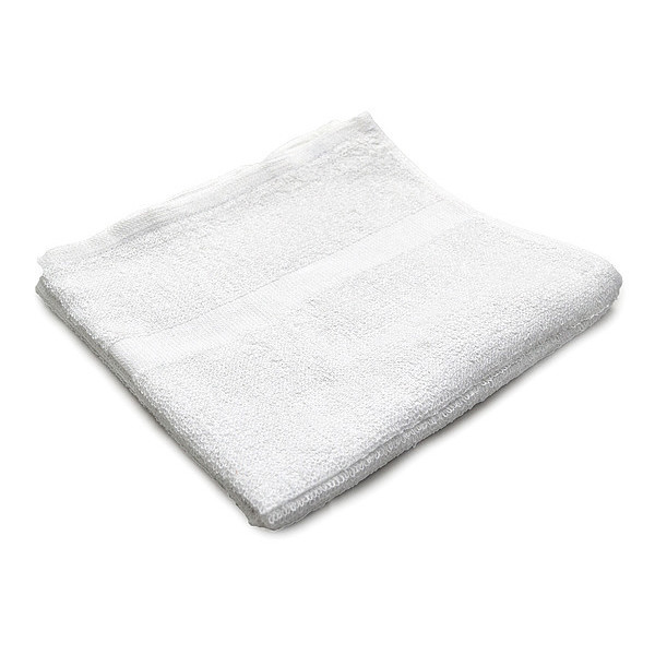 R & R Textile Bath Towel, 24x50 In., White, PK12 62420