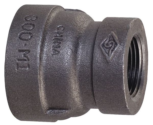 Zoro Select FNPT, Malleable Iron Reducer Coupling, Class 300 5PAT9