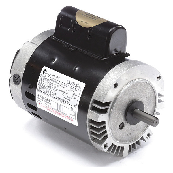 Century Pool Pump Motor, Permanent Split Capacitor, 3/4 HP, 56C Frame, 3,450 Nameplate RPM B121