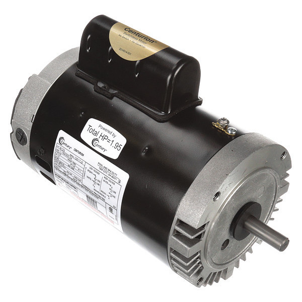 Century Pool Pump Motor, Permanent Split Capacitor, 1 1/2 HP, 56C Frame, 3,450 Nameplate RPM B123