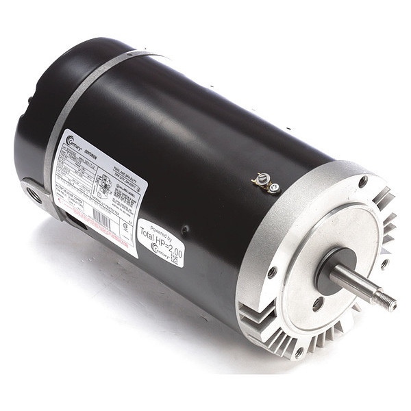 Century Pool Pump Motor, Permanent Split Capacitor, 2 HP, 56J Frame, 3,450 Nameplate RPM B230SE