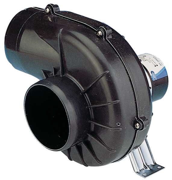 Jabsco Round OEM Blower, 2500 RPM, Direct, Glass Filled Polypropylene 36740-0010