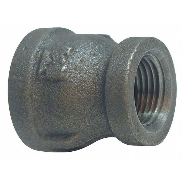 Zoro Select 1-1/2" x 1-1/4" Malleable Iron Reducer Class 150 5P572