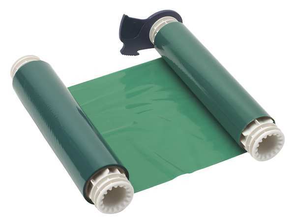 Brady Ribbon Cartridge, 8-3/4" W, 200 ft. L, Green 13516