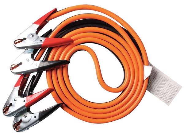 Westward Booster Cable, HD, 1 AWG, 25 Ft, Parrot Jaw 5RXG2