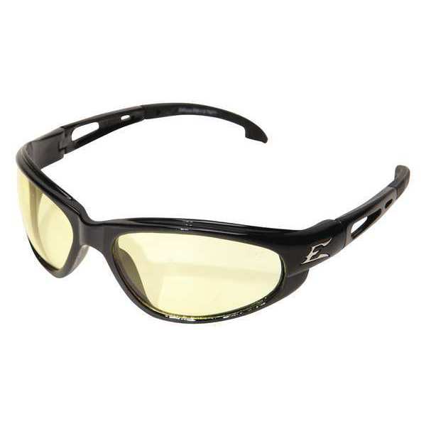 Edge Eyewear Safety Glasses, Amber Anti-Scratch SW112