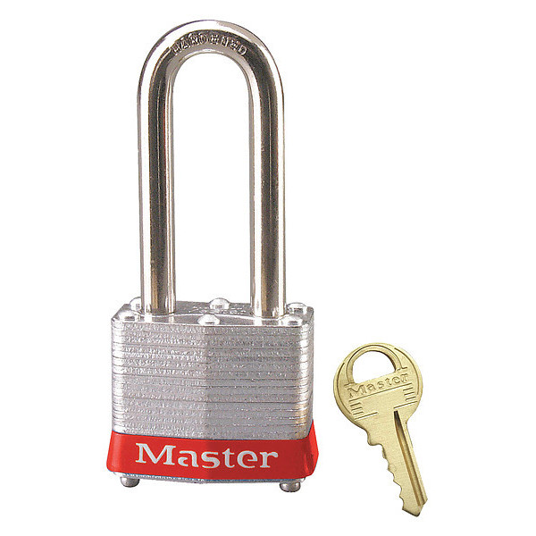 Master Lock Lockout Padlock, KA, Red, 1-1/4"H 3KALHRED-0630