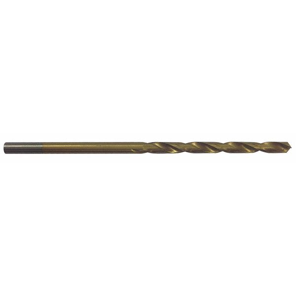 Westward #37 2-1/2" HSS TiN 135 Deg. Jobber Length Drill Bit 6PRT5