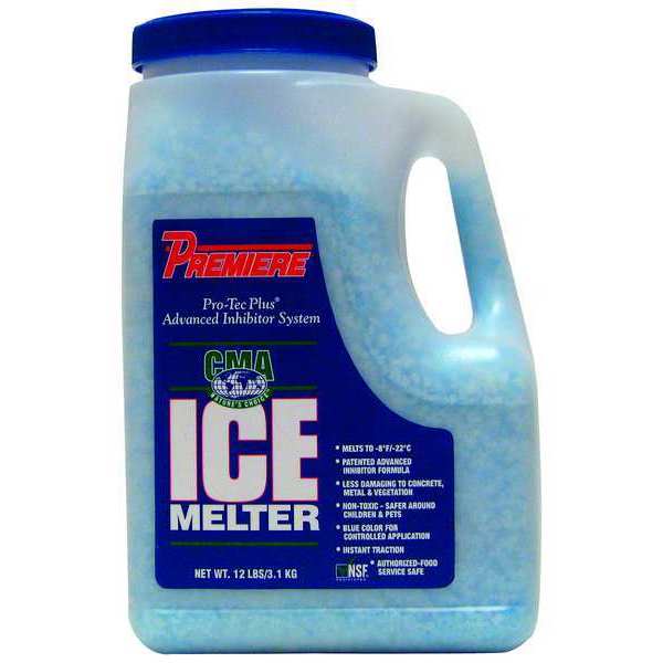 Premiere 12 lb Jug Ice Melt, Granular, -8 Degrees F, Blue CPM012JG-GR