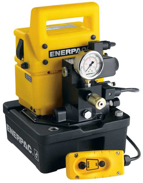 Enerpac Hydraulic Electric Pump, Single Acting, 0.5 hp, Universal Motor, 5,000 psi Max Pressure WUD1100B