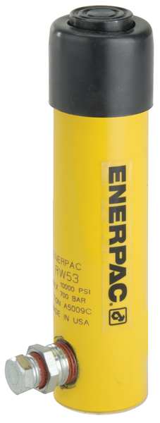 Enerpac RW53, 4970 lbs Capacity, 3.17 in Stroke, General Purpose Hydraulic Cylinder, Cylindrical Model RW53