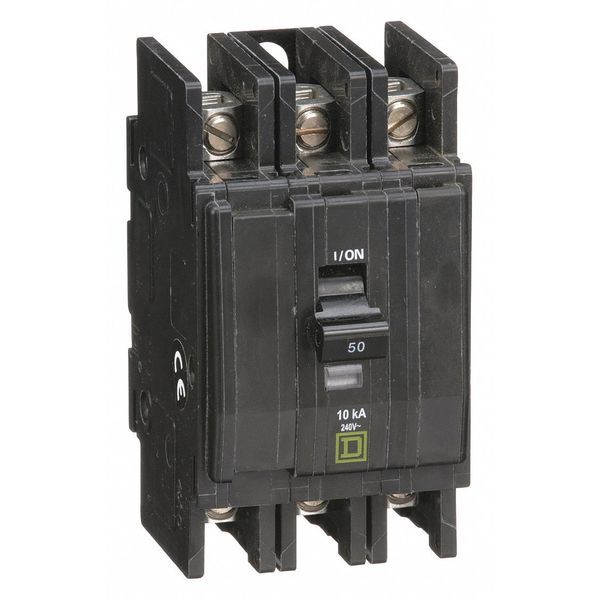 Square D Miniature Circuit Breaker, QOU Series 50A, 3 Pole, 120/240V AC QOU350