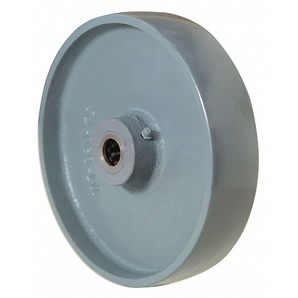 Zoro Select Caster Wheel, Cast Iron, 8 in., 2525 lb. 200 CI15