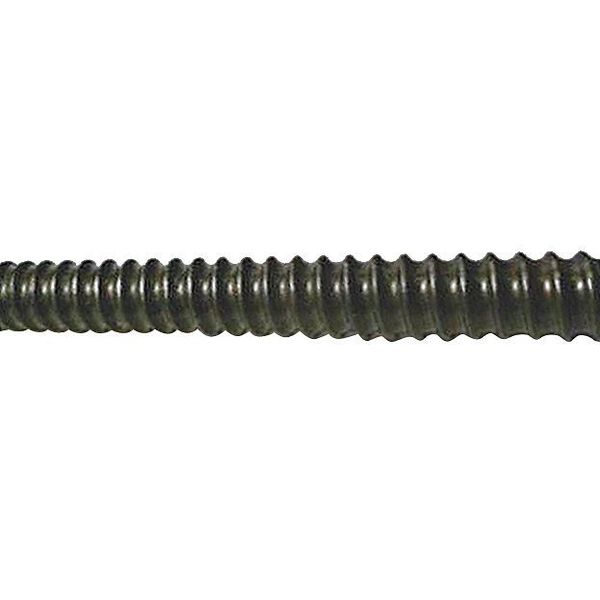 Zoro Select Fully Threaded Rod, 1"-3.5, 12 ft, Steel, Plain Finish 533722G