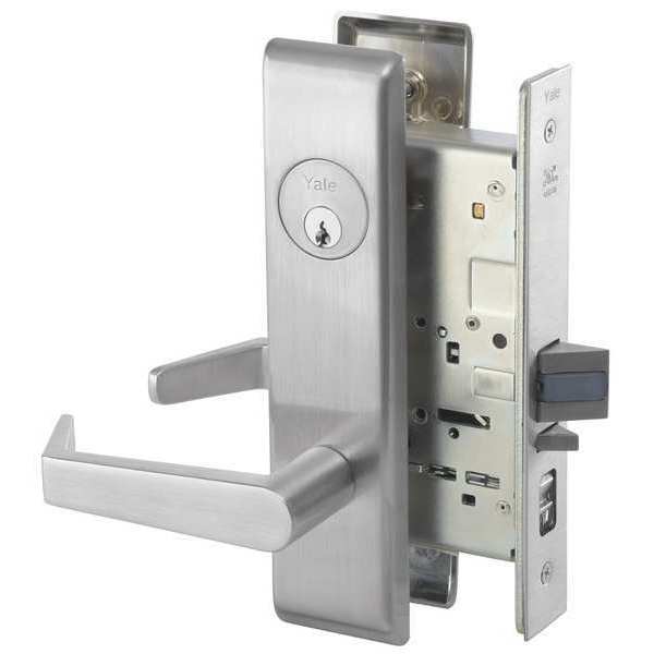 Yale Lever Lockset, Mechanical, Entrance AUCN8807FL x 626 x YMS