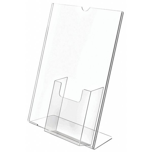 Deflecto Sign and Literature Holder, 8-1/2x11 590501GR