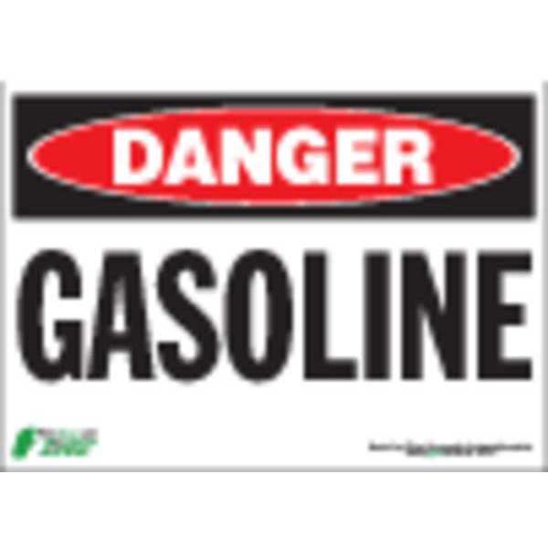 Zing Danger Sign, 10 in H, 14 in W, Polyester, Rectangle, English, 2101S 2101S