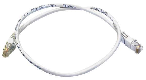 Monoprice Ethernet Cable, Cat 6, White, 2 ft. 4113