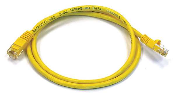 Monoprice Ethernet Cable, Cat 6, Yellow, 3 ft. 2298