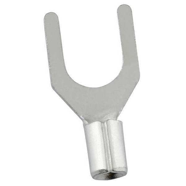 Power First 16-14 AWG Non-Insulated Block Fork Terminal #10 Stud PK100 5WHF2