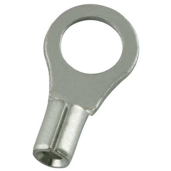 Power First 22-16 AWG Non-Insulated Ring Terminal #8 Stud PK100 5WHG0