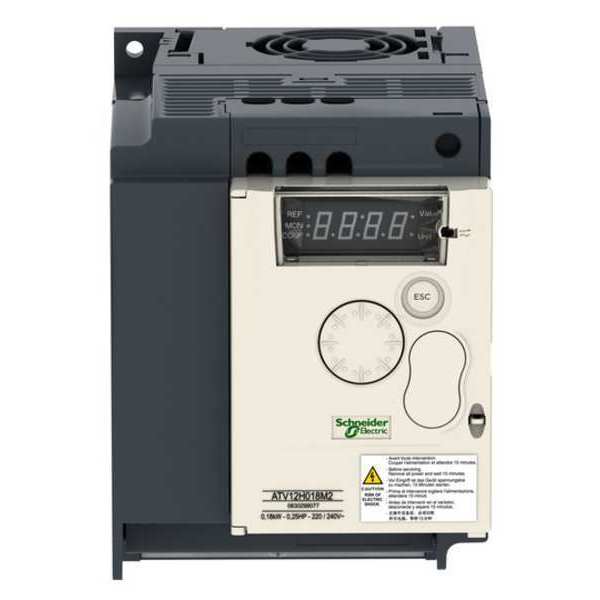 Schneider Electric Variable Frequency Drive, 2 HP, 230VAC, Altivar ATV12HU15M2