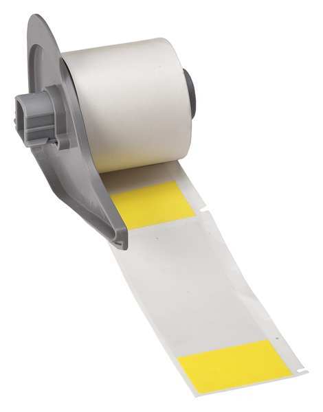 Brady Cartridge Label, Yellow/Translucent, Labels/Roll: 100 M71-33-427-YL