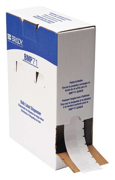 Brady Cartridge Label, White on Translucent, Labels/Roll: 5000 BM71-29-427