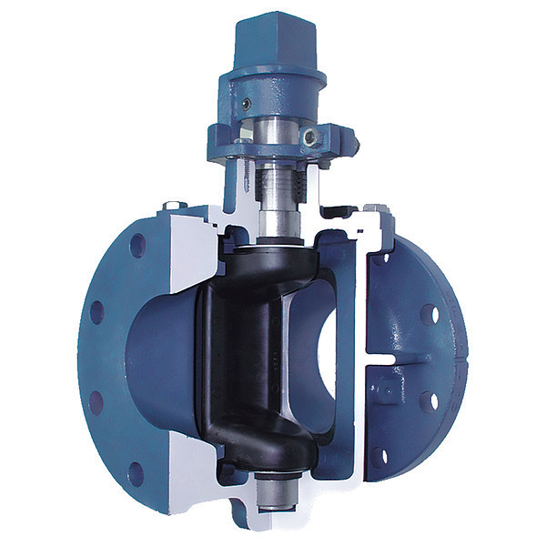 Val-Matic Plug Valve, 4 In, Nut Operated, CI 5804RN